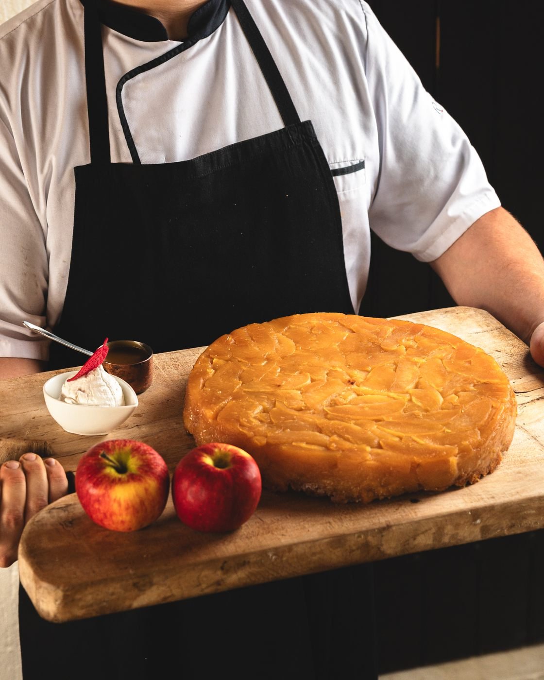 Tarte fine et produits du Moulin, faits maison